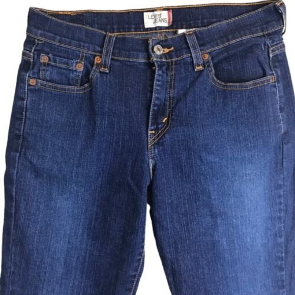 Levis Strauss 515 Womens Boot Cut Jeans Size 6M Stretch Denim Blue 31x32 - Picture 3 of 11